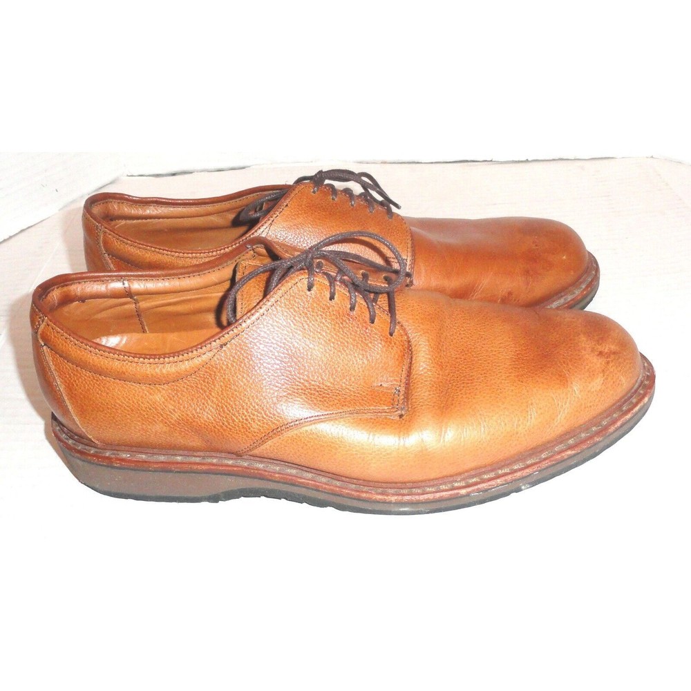 Allen Edmonds Wanderer Men's Comfort Leather Plain Toe Blucher Shoes Size: 10 D